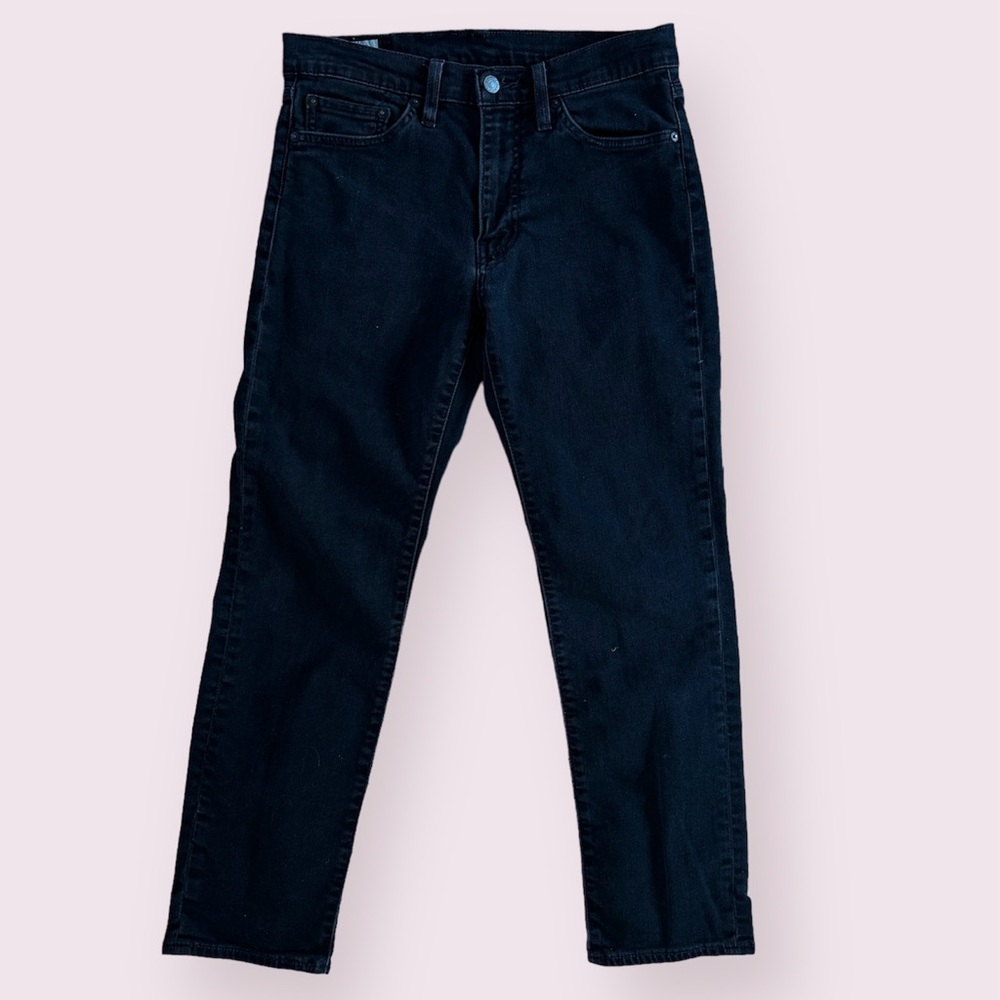 Levi's Premium Lot 511 32x28 Actual Slim Fit Denim Black Leather Patch Big E
